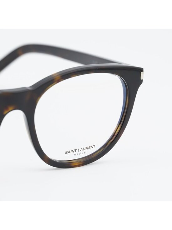 Saint Laurent SL471 002 Eyeglasses Havana 53mm Square Frame main image 6
